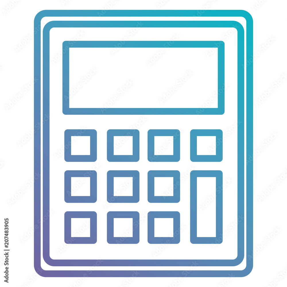 calculator math device icon vector illustration design calculator math device icon vector illustration design