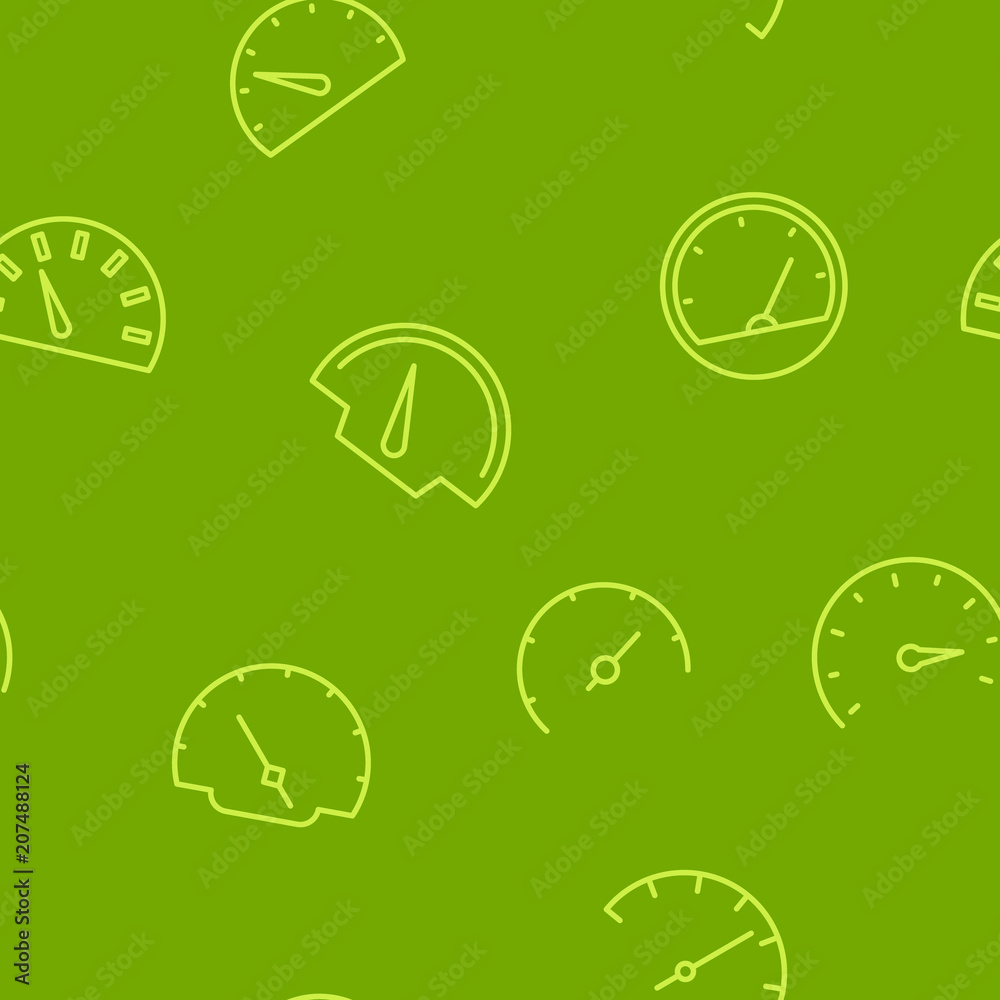 Seamless pattern with speedometers for your design Seamless pattern with speedometers for your design