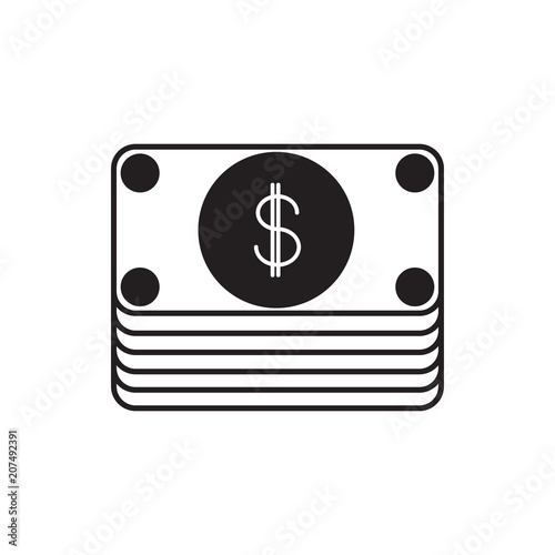 Finance Vector Flat Icon or Button