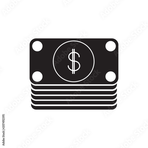 Finance Vector Flat Icon or Button
