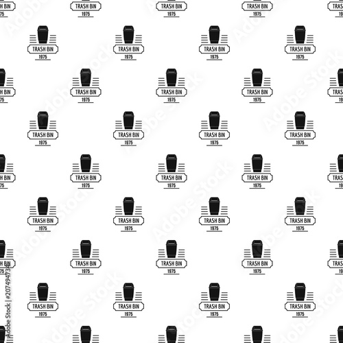Bin junk pattern vector seamless repeat for any web design
