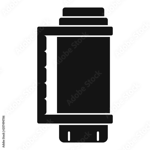 Thermos bottle icon. Simple illustration of thermos bottle vector icon for web design isolated on white background