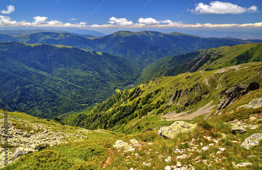 Beautiful landscape in the high mountain