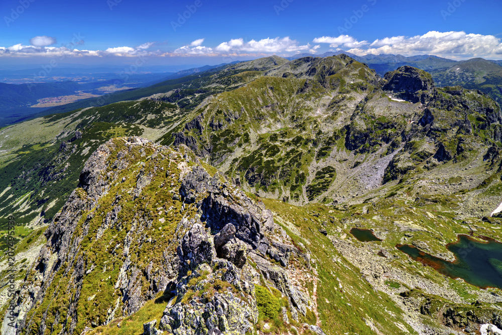 Fototapeta premium Beautiful landscape in the high mountain
