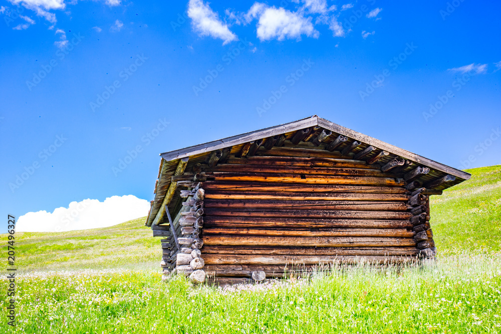 Obraz premium mountain hut alps