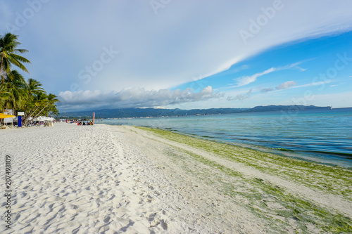 White sand beach, Boracay, Philippines 