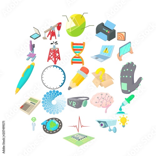 Pioneer work icons set. Cartoon set of 25 pioneer work vector icons for web isolated on white background