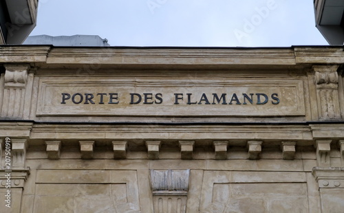 Porte des Flamands, Paris photo