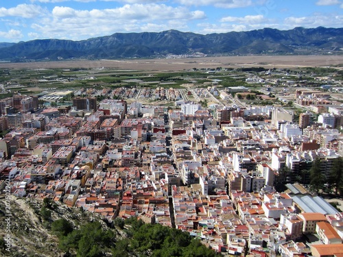 Cullera Valencia y sus arrozales y montañas