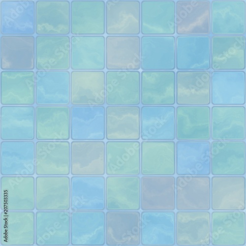 Light blue grid cubic squared design pattern texture background