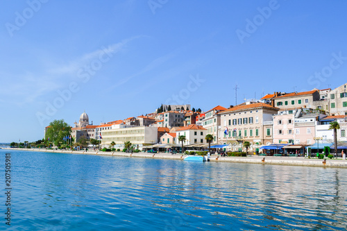 Sibenik, UNESCO town waterfront, Croatia