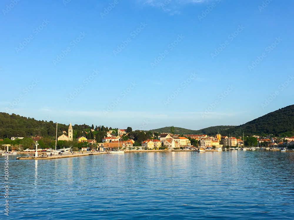 Sailing towards Zlarin island, Croatia