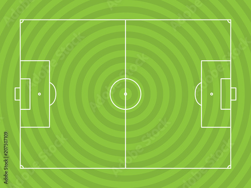 Soccer field overview 