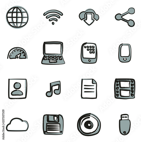 Download Icons Freehand 2 Color