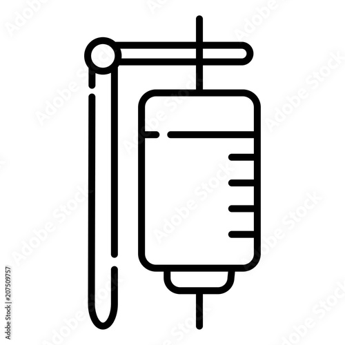 Icon intravenous fluid icon