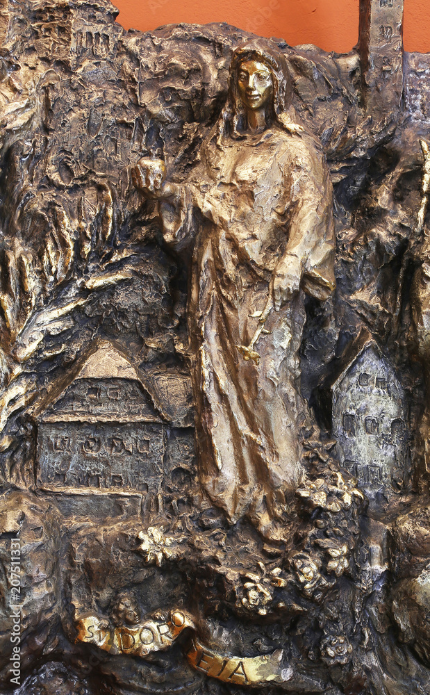 Saint Dorothea, Chapel of Saint Dismas in Zagreb, Croatia 