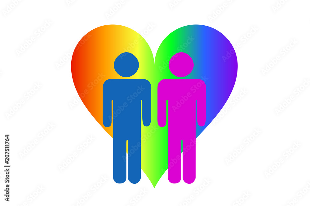 Pareja de chicos gays.