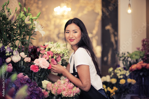 In the flower shop photo