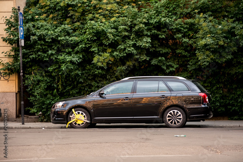 vehicle parked incorrectly on the street