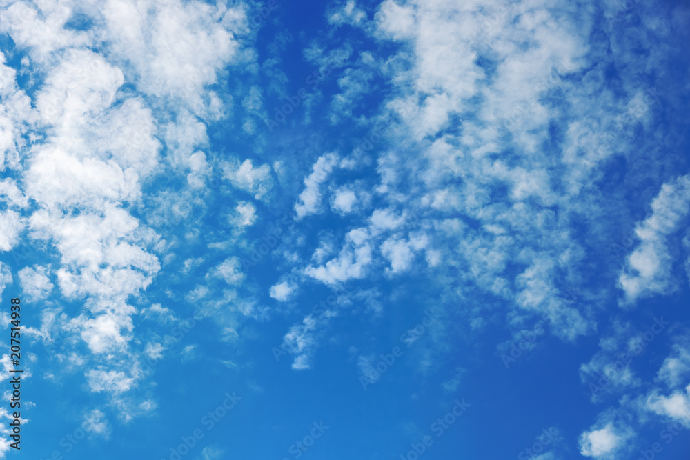Beautiful white clouds in the blue sky Beautiful white clouds in the blue sky