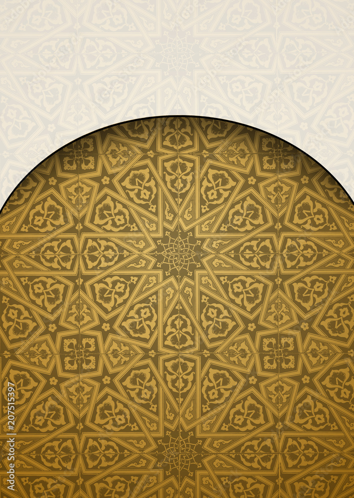 Nền Ottoman thiết kế với những hoa văn Hồi giáo và sắc vàng rực rỡ sẽ mang đến cho bạn một cảm giác cổ điển nhưng không kém phần sang trọng. Hãy nhấn vào hình ảnh để khám phá thế giới Ottoman đầy bí ẩn.