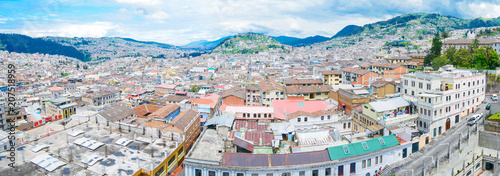 Panorama of Quito, Ecuador
