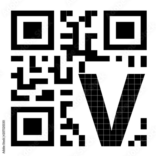 V qr code