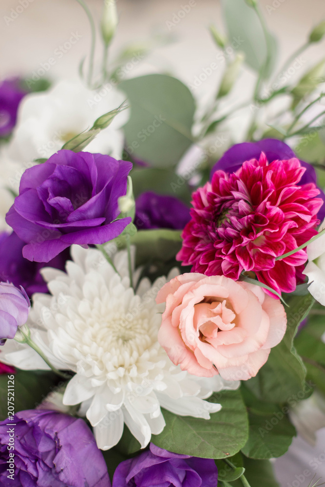 Obraz premium Wedding bouquet with roses