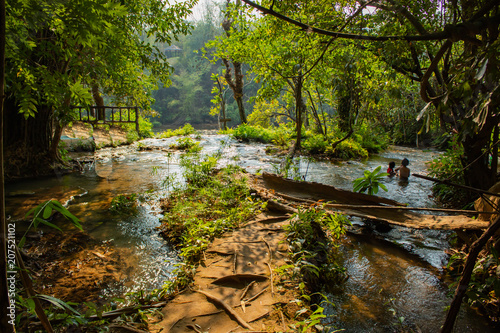 Sai Yok Yai waterfall at Kanchanaburi in thailand