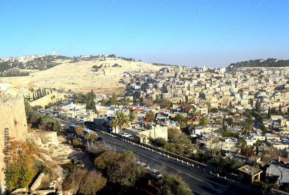 View of Jerusalem from the old city