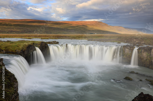 Amazing Godafoss waterfall in Iceland