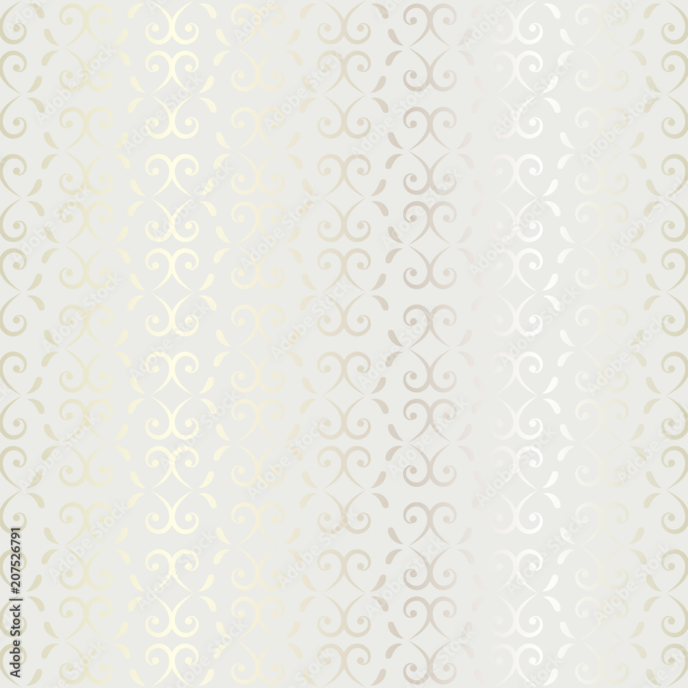 Seamless shiny luxury vintage pattern vector background