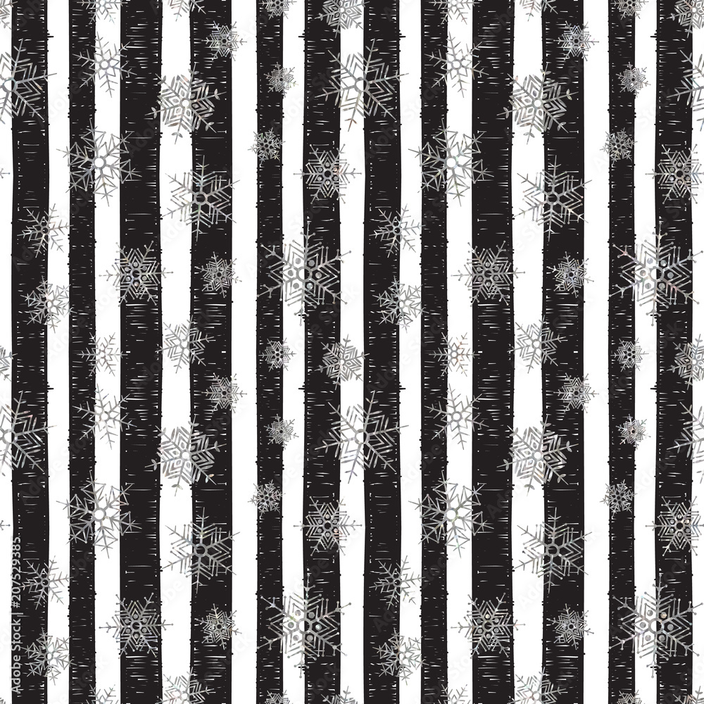 Abstract pattern of falling snowflakes Abstract pattern of falling snowflakes