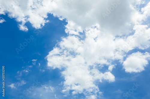 blue sky with clouds, Summer Wallpaper