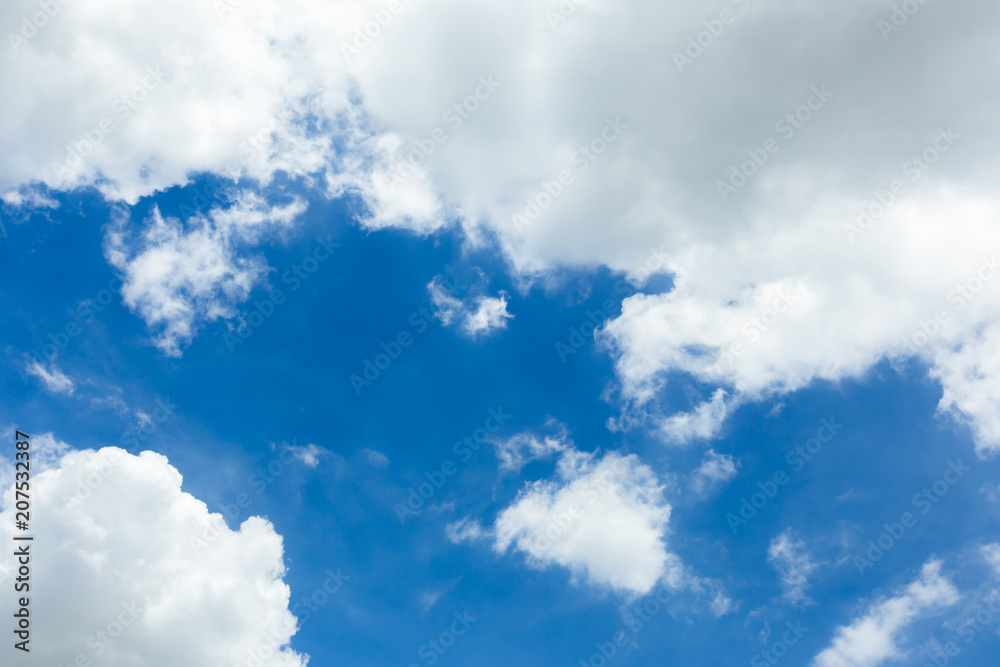 Obraz premium blue sky with clouds, Summer Wallpaper