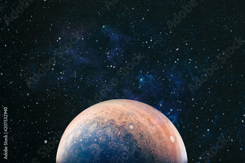 Fototapeta Naklejka Na Ścianę i Meble -  planet Jupiter. Space explorer. Some elements of this image are furnished by NASA
