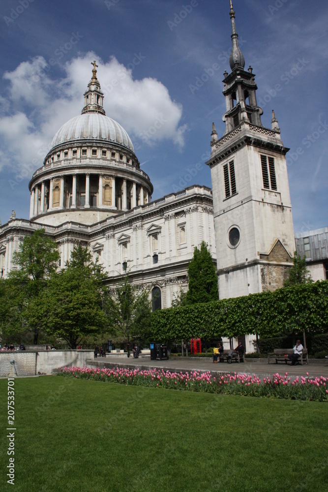 St Paul's Cathedral in Spring