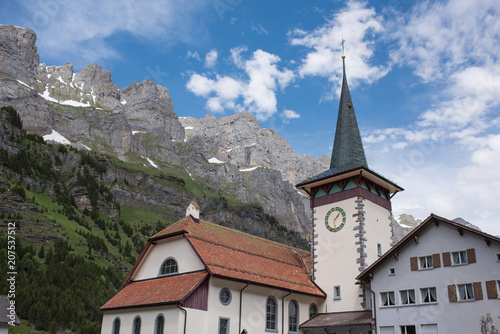 switzerland landscape, urnerboden 1383m. biggest alp in swiss photo