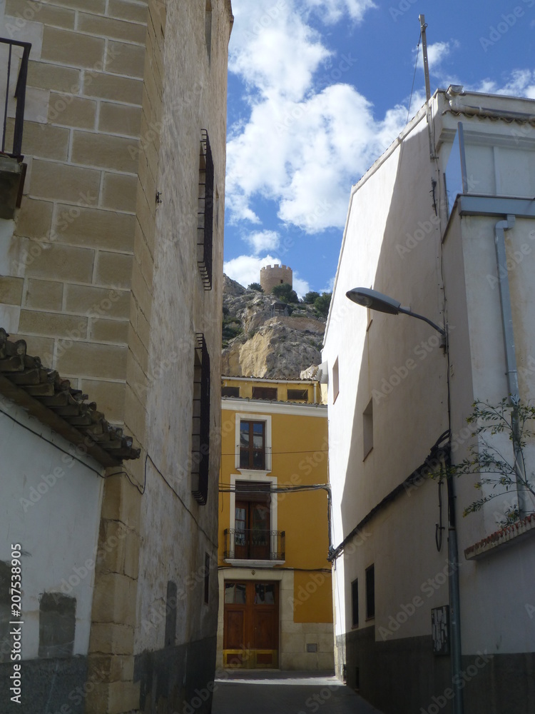 Castalla. Pueblo de Alicante en la Comunidad Valenciana. España