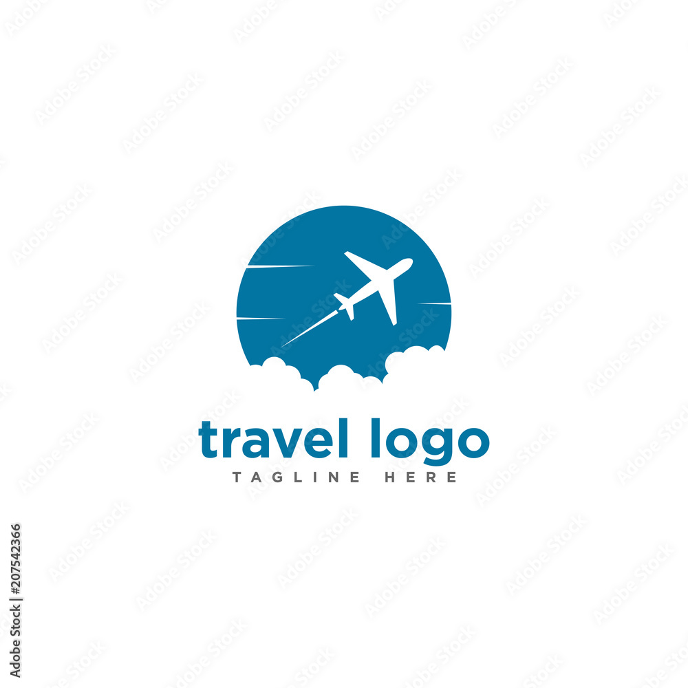 travel logo design template