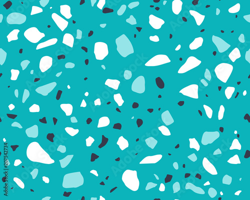 Modern Terrazzo Pattern. Vector