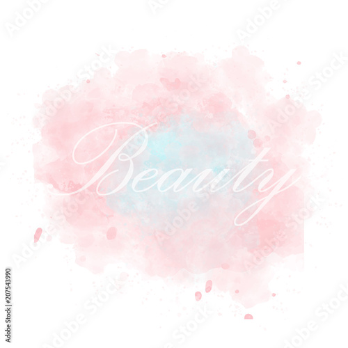 Vector illustration of Watercolor backgraund