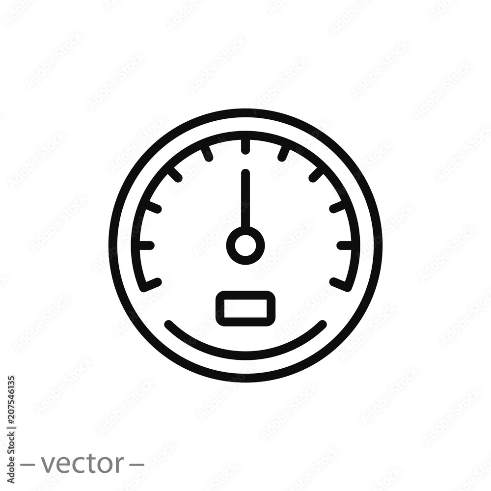 speedometer icon vector