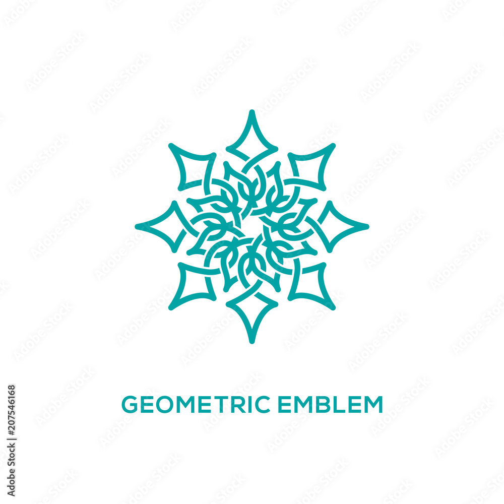 Geometric emblem Geometric emblem