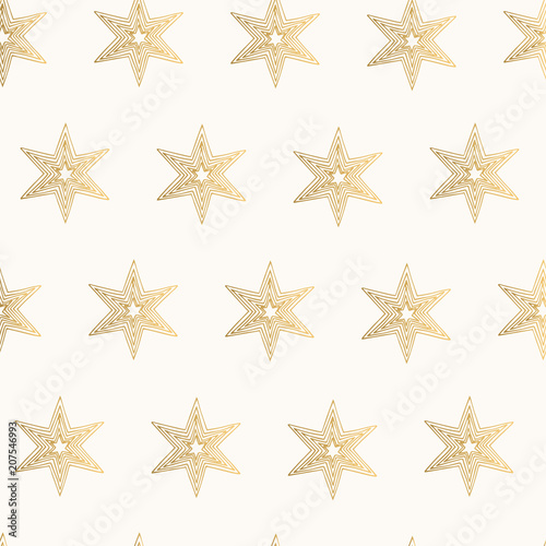 Vintage sparkle pattern with golden stars.