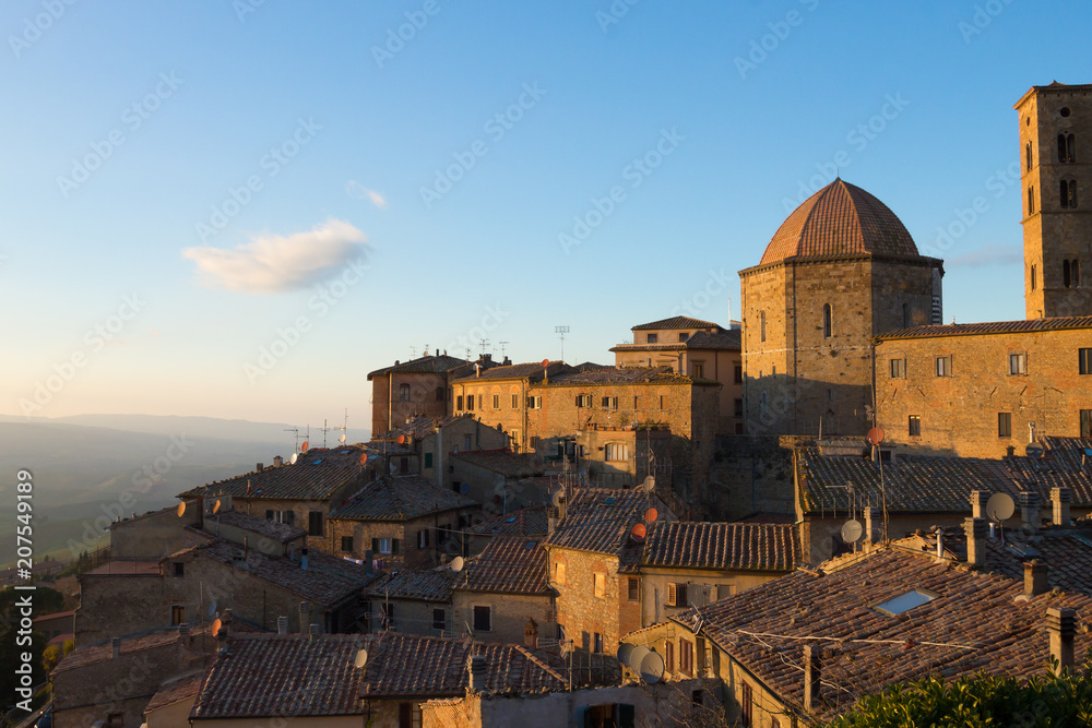 Volterra city landscape, Tuscany, Italy