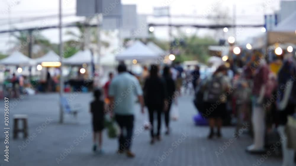 blur scene, people walking shopping street market in town blur scene, people walking shopping street market in town