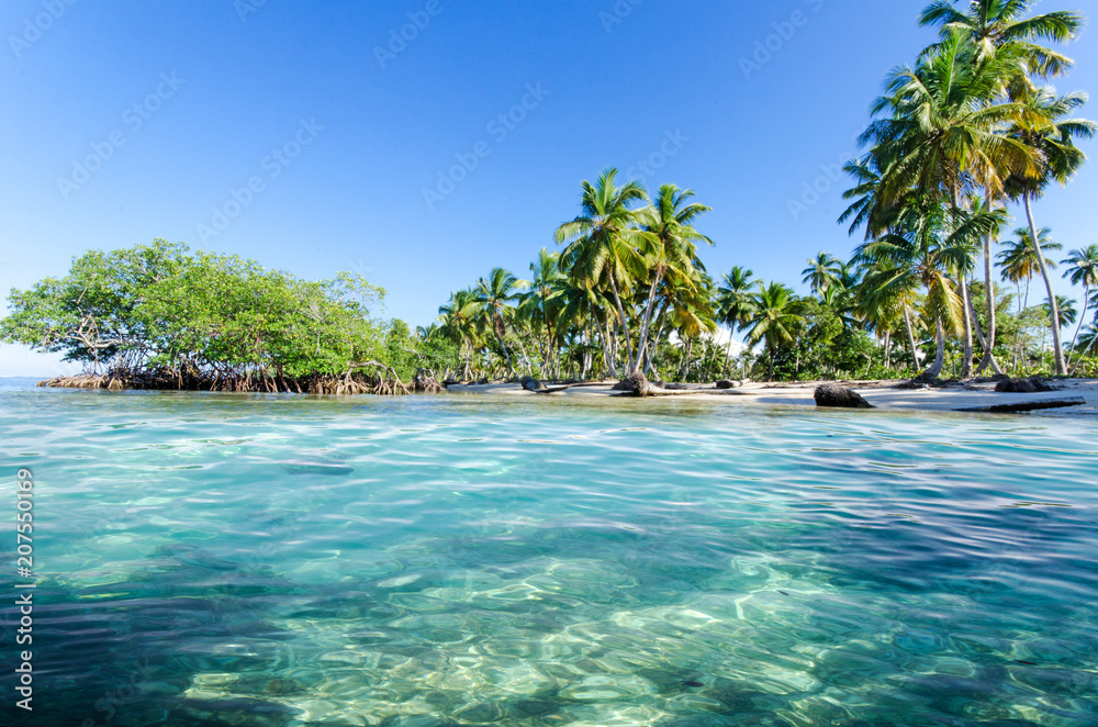 Lebensfreude, Ferien, Tourismus, Sommer, Sonne, Strand, Meer, Glück, Entspannung, Meditation: Traumurlaub an einem einsamen, karibischen Strand :) Nachricht an den