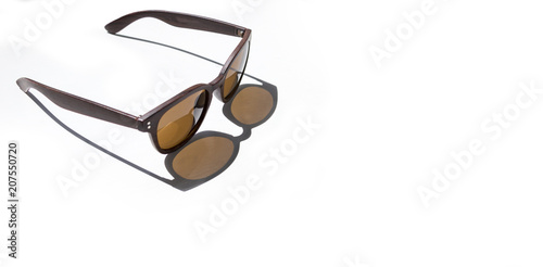 Isolated modern sunglasses.