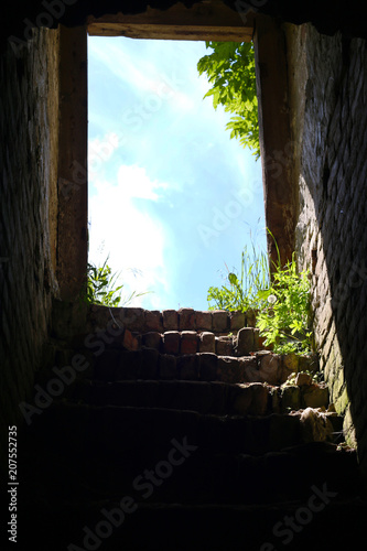 dungeon stairs to the exit